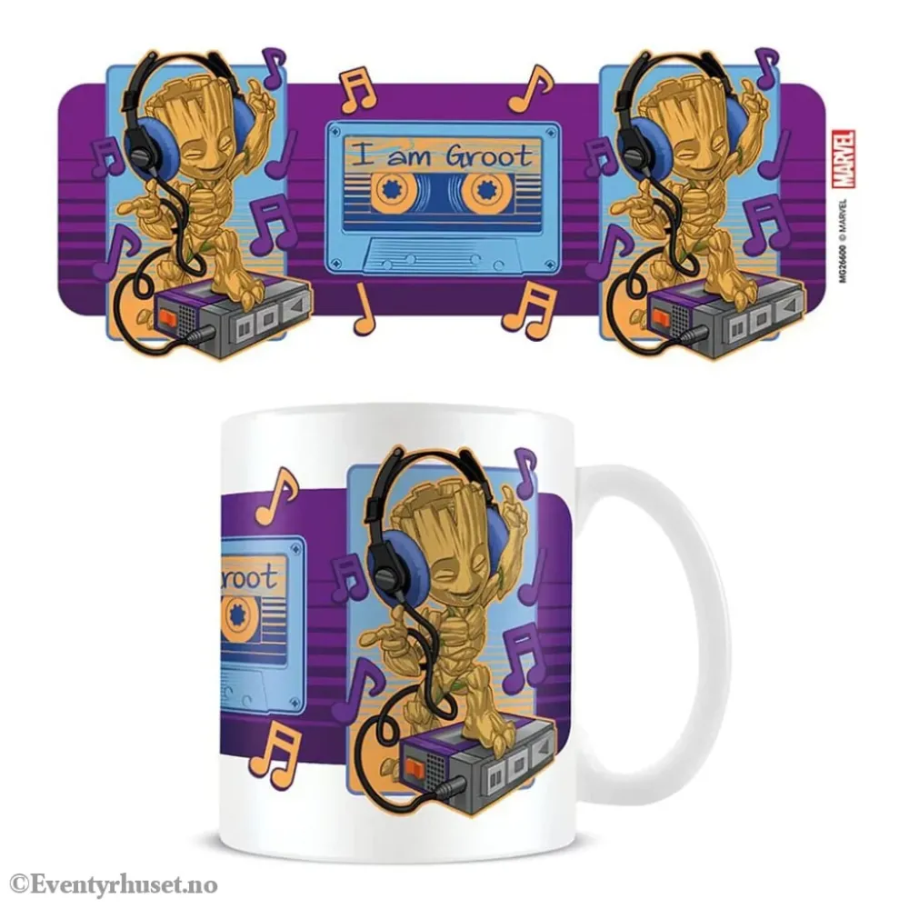 Marvel Mug Guardians Galaxy Groot Cassette