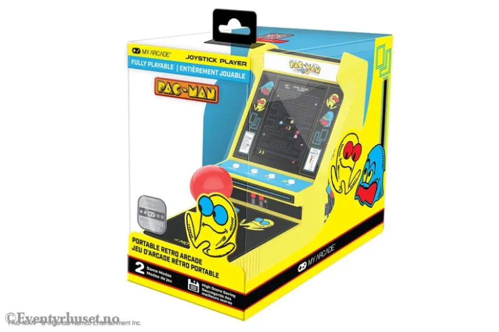 Pac-Man Portable Retro Arcade Joystick Player