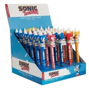 Sonic - Hedgehog Erasable Gel Pen Characters Display (30)