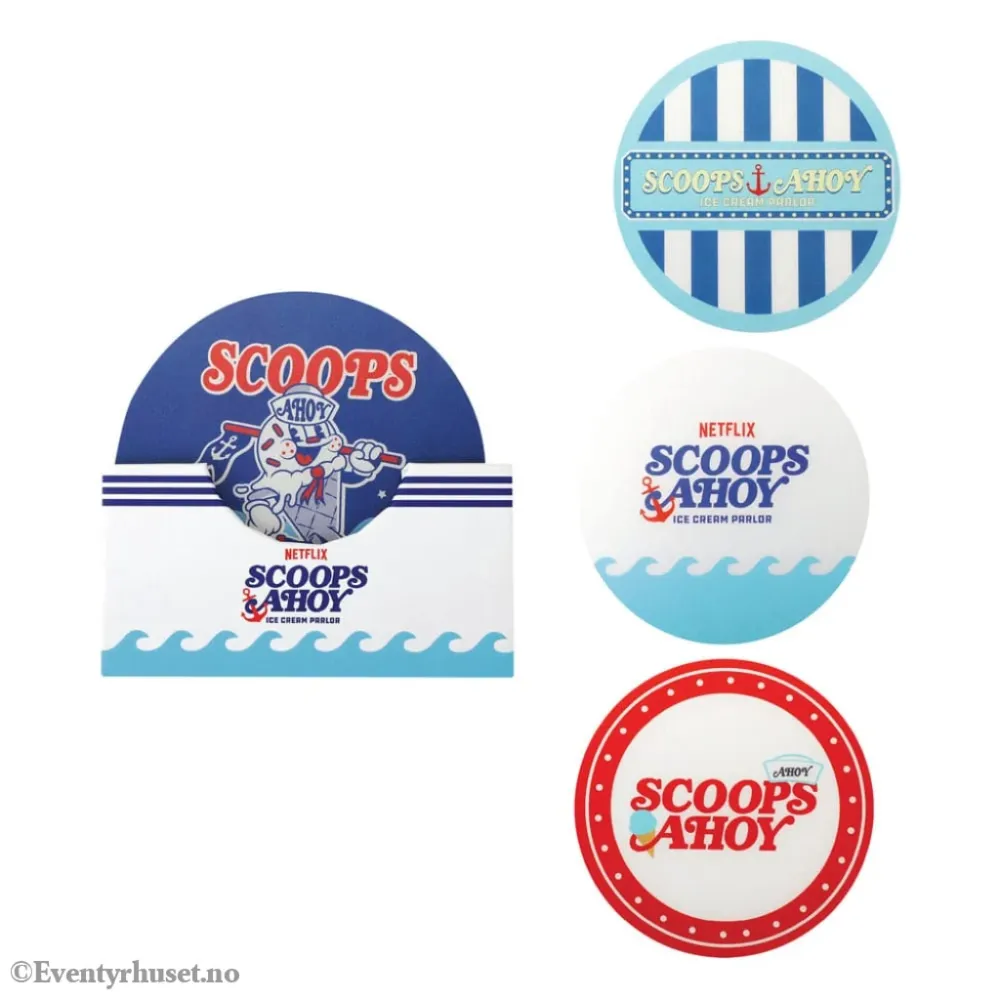Stranger Things Scoops Ahoy Coaster 4-Pack