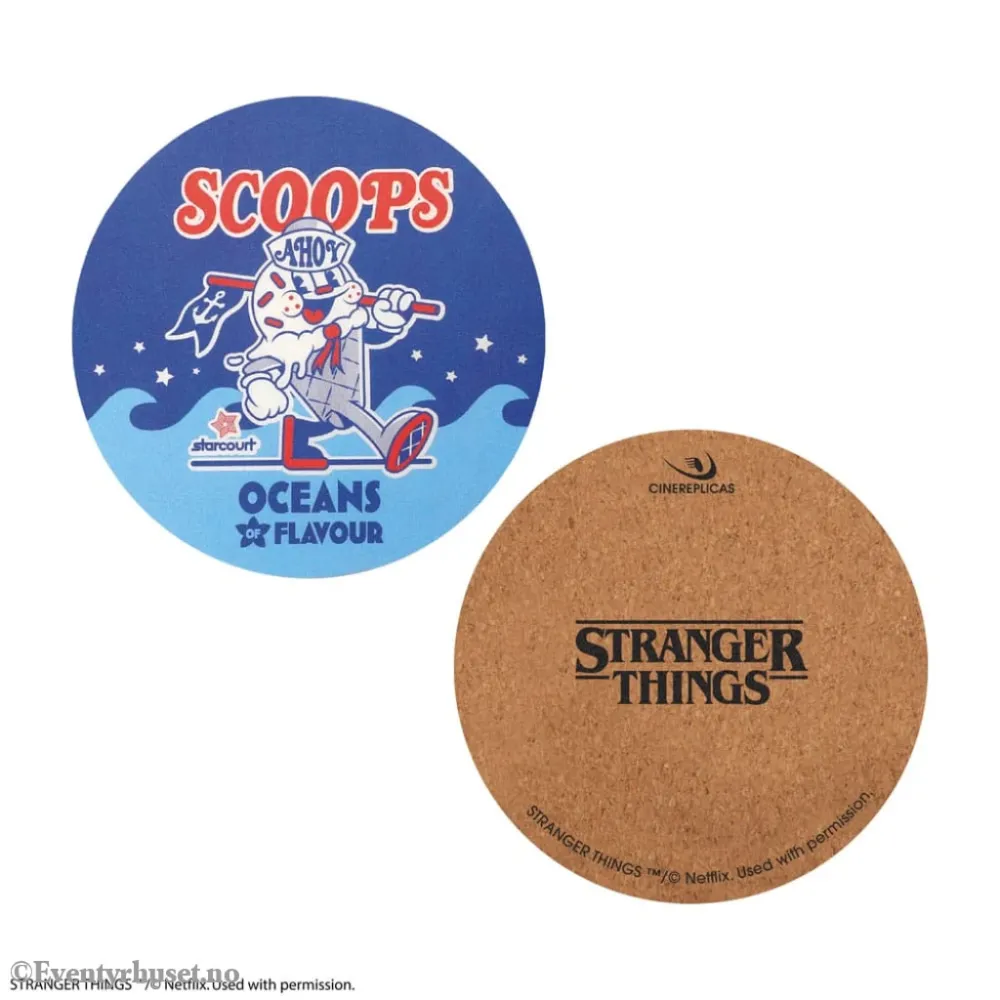 Stranger Things Scoops Ahoy Coaster 4-Pack