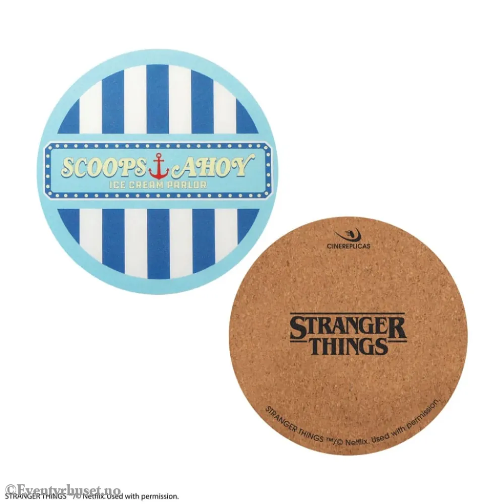 Stranger Things Scoops Ahoy Coaster 4-Pack