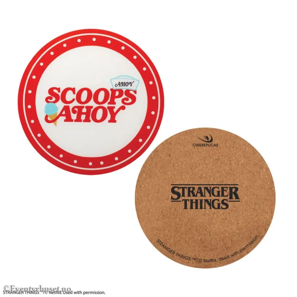 Stranger Things Scoops Ahoy Coaster 4-Pack