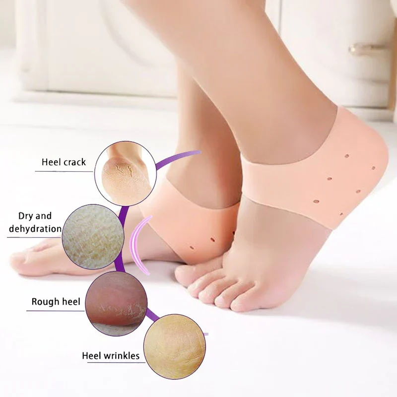 Heel Anti-Cracking Sokker Par Luvikno