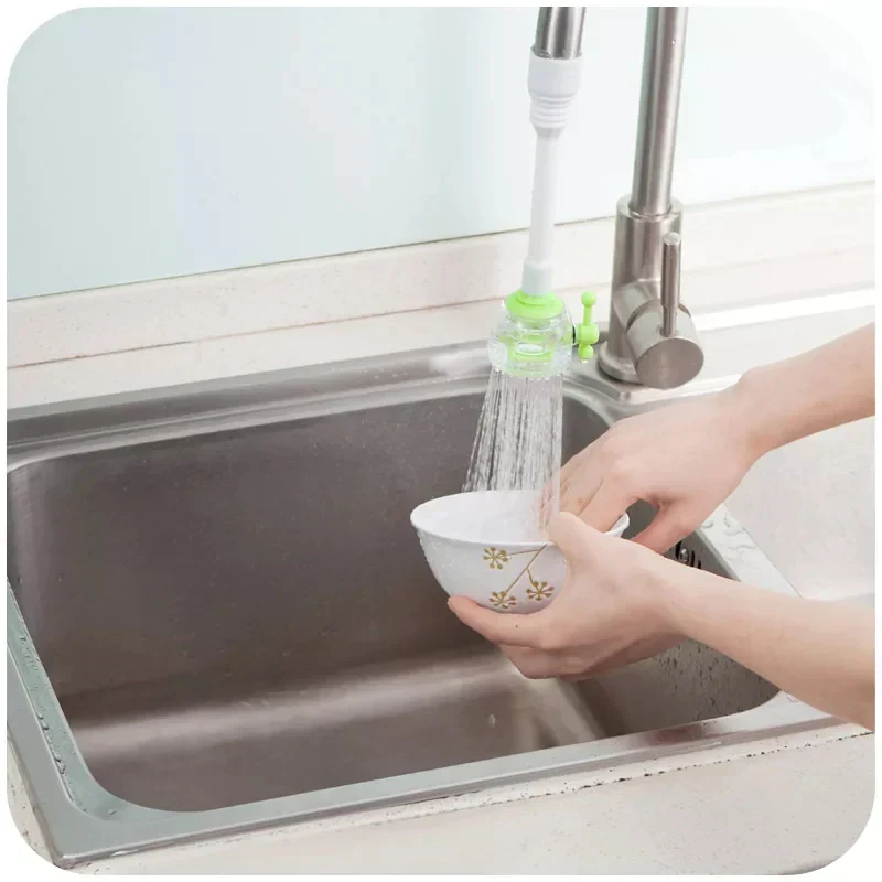 Justerbar tappekran dyse svinge spar vann filter sprayer Luvikno