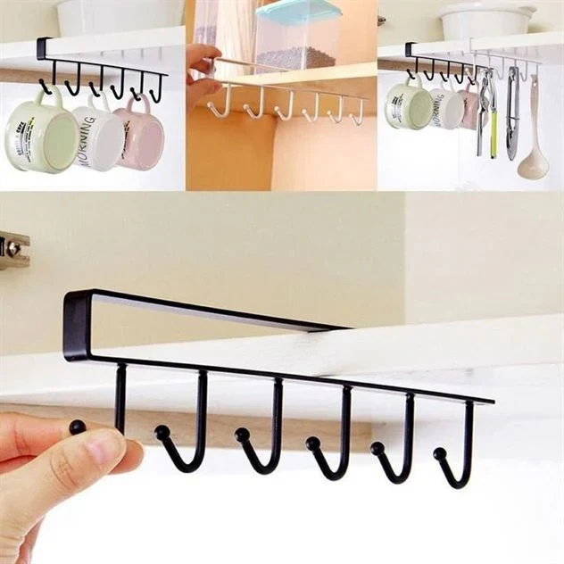 Kabinet Under Shelf 6 Kroker Jern Henge Stativ Luvikno