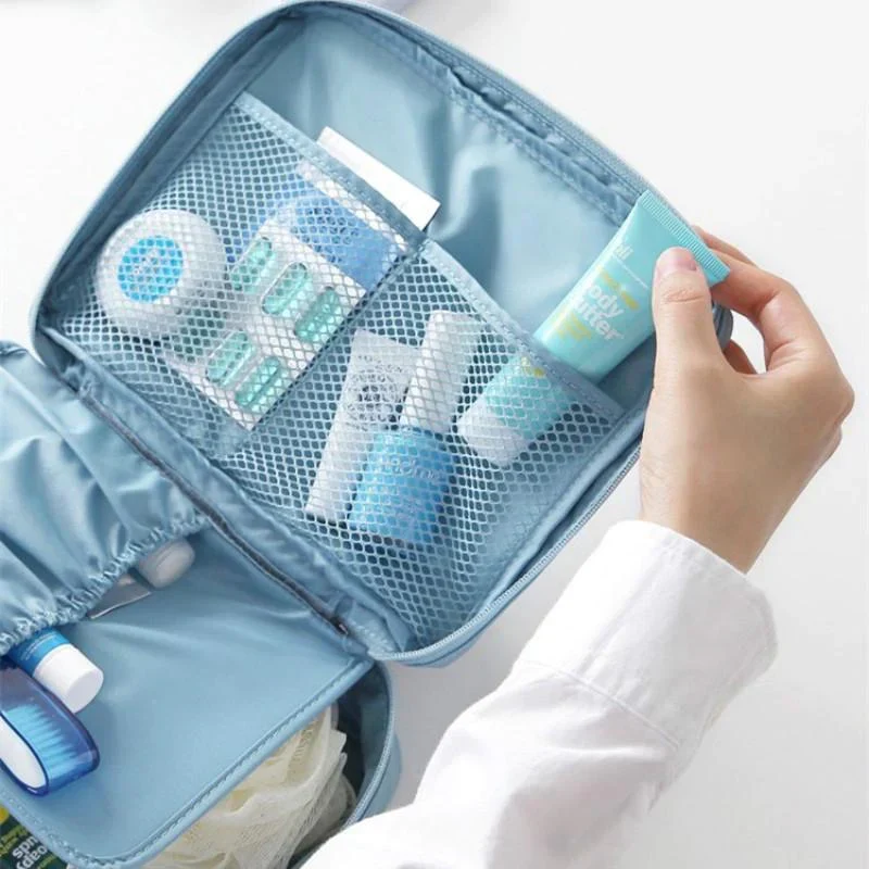 Multifunksjonell Kvinner Makeup Kosmetisk Reise Pouch Luvikno