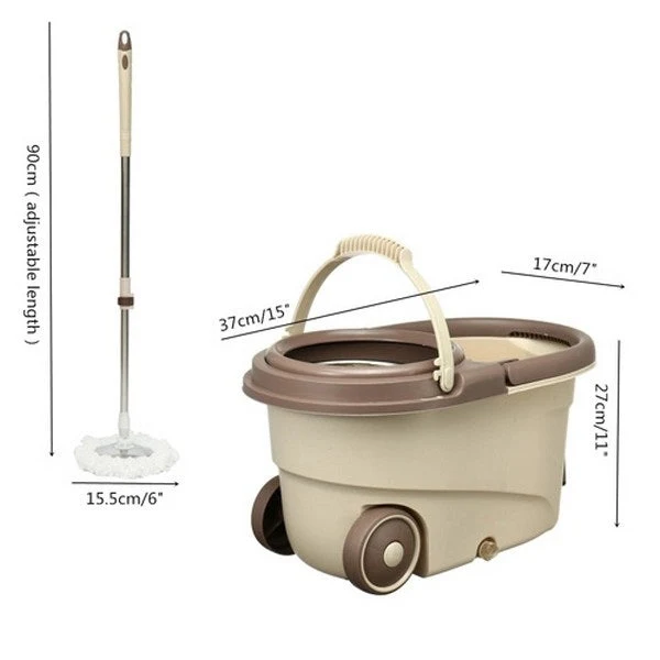 Premium Spin Mop Med Bucket Luvikno