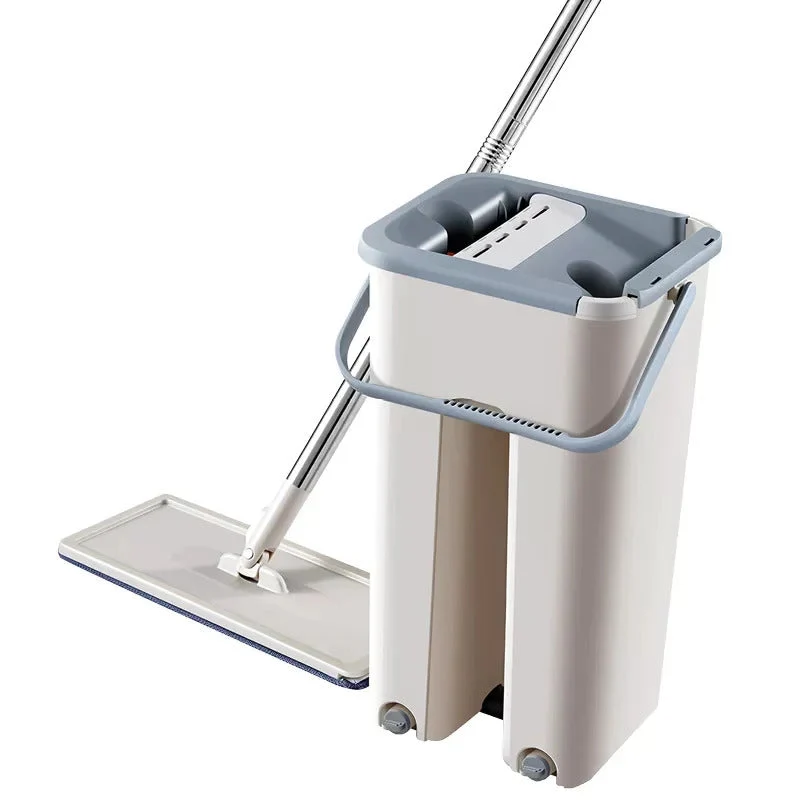 Spin Mop Bucket Med Gjenbrukbare Moppputer Luvikno