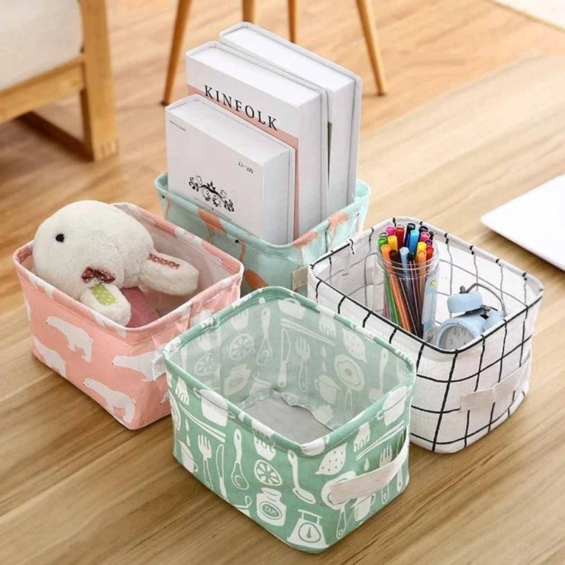 Foldbar Oppbevaringsboks Organizer Pakke Med 3 Luvikno