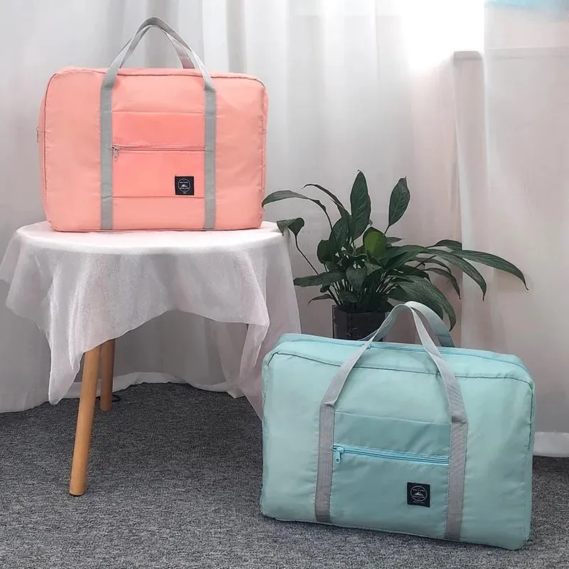 Vanntett Sammenleggbar Stor Reise Bagasje Bag Oppbevaringspose Luvikno