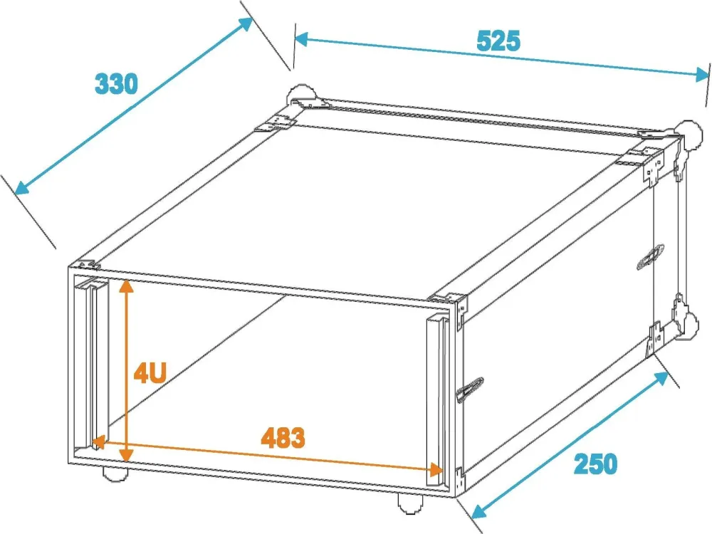 Effect rack (W:52 x 40 x 23cm)