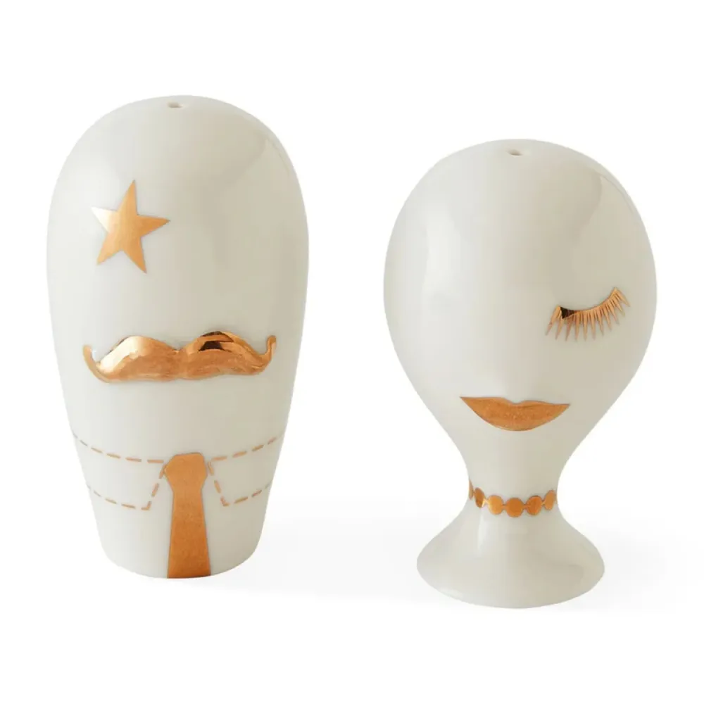 Salt & Pepperbøsse Gilded Mr. And Mrs. Muse
