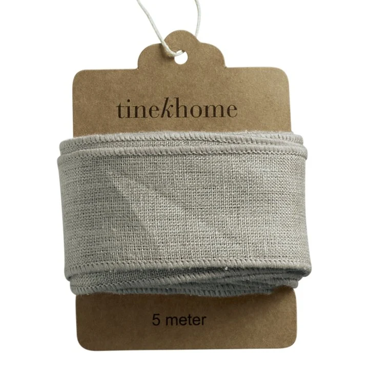 DECO RIBBON LINEN 5M