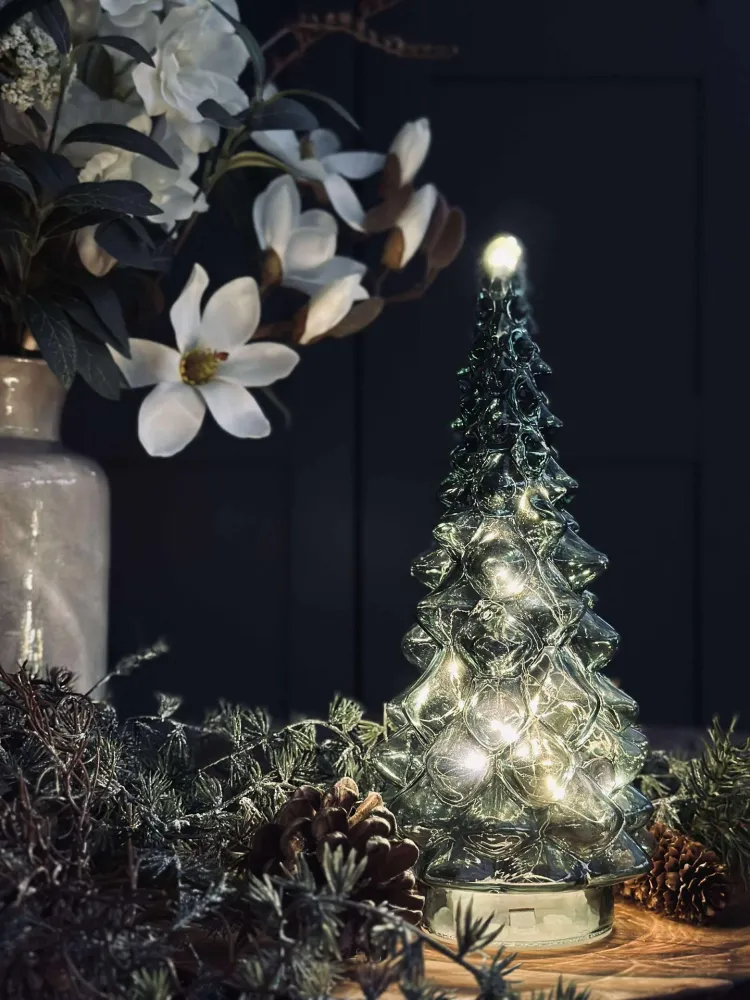 Juletre i glass