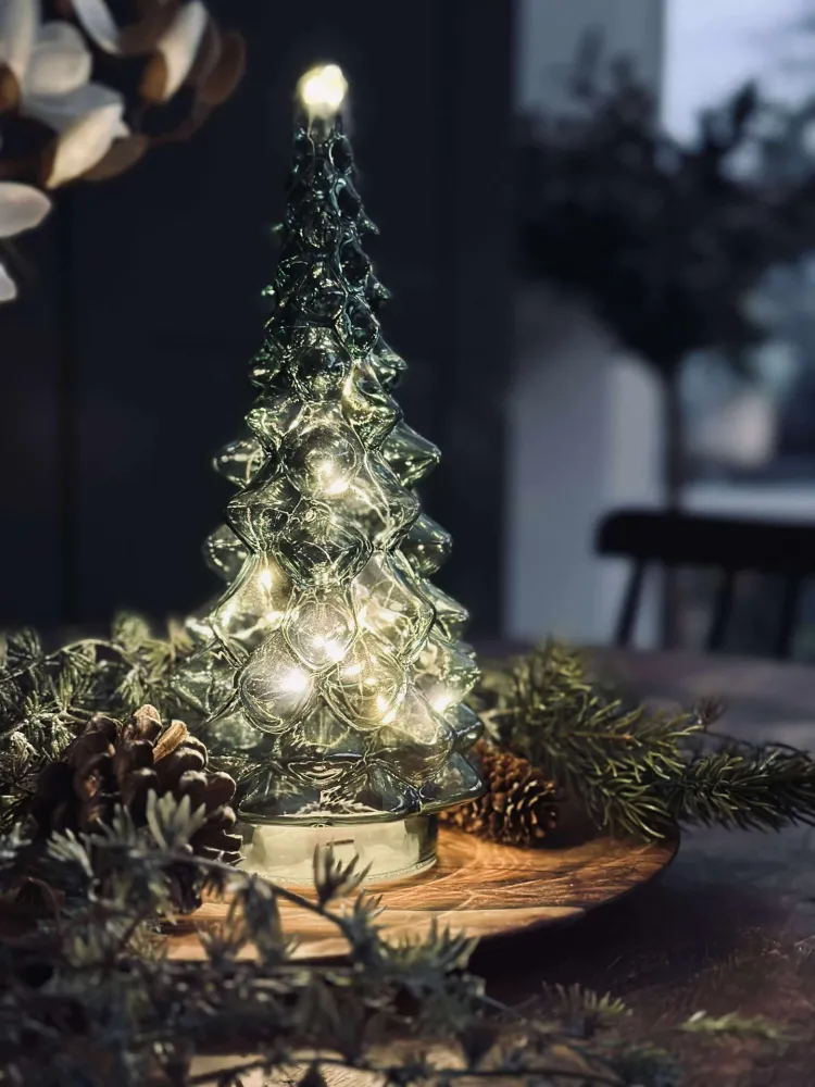 Juletre i glass