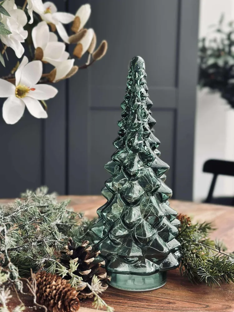 Juletre i glass