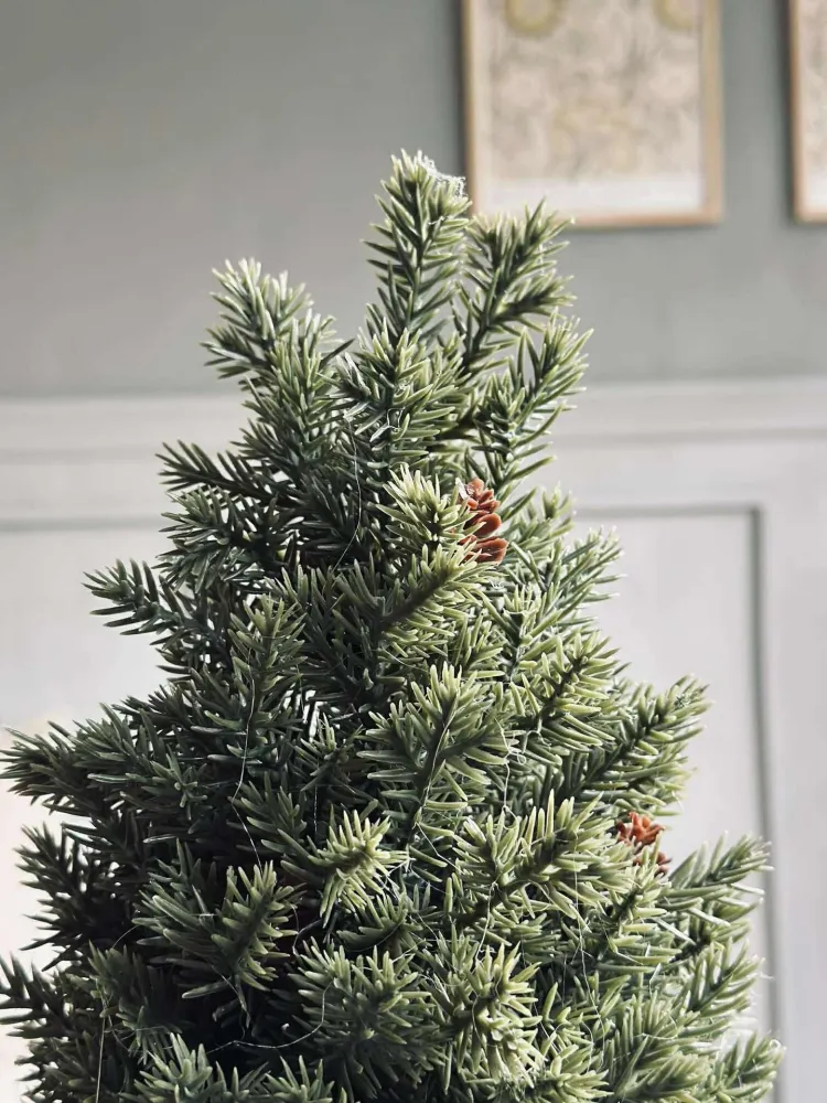 Juletre m. lyskjede - 50 cm.