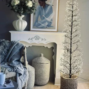 Juletre med 1600 LED-lys - Svart