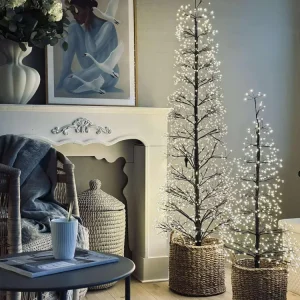 Juletre med 600 LED-lys - Black