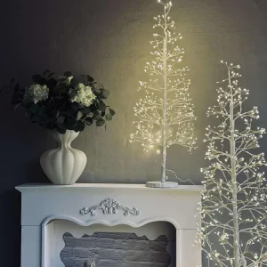 Juletre med 600 LED-lys - Hvit