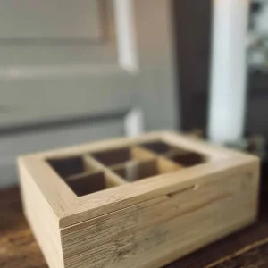 Tea-box med lokk - Bambus