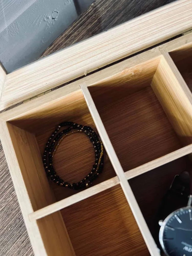 Tea-box med lokk - Bambus