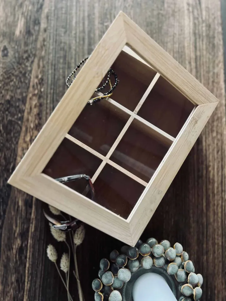 Tea-box med lokk - Bambus
