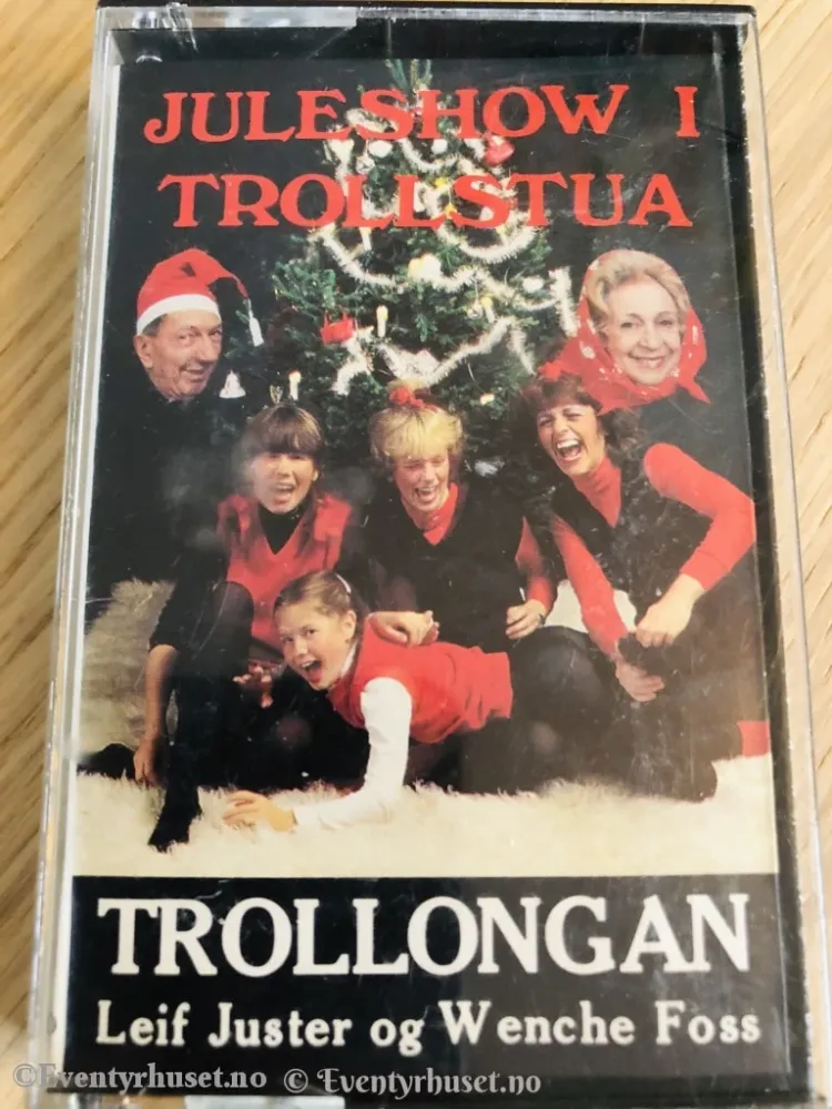 Juleshow i trollstua. Leif Juster og Wenche Foss. Trollongan. Kassett.