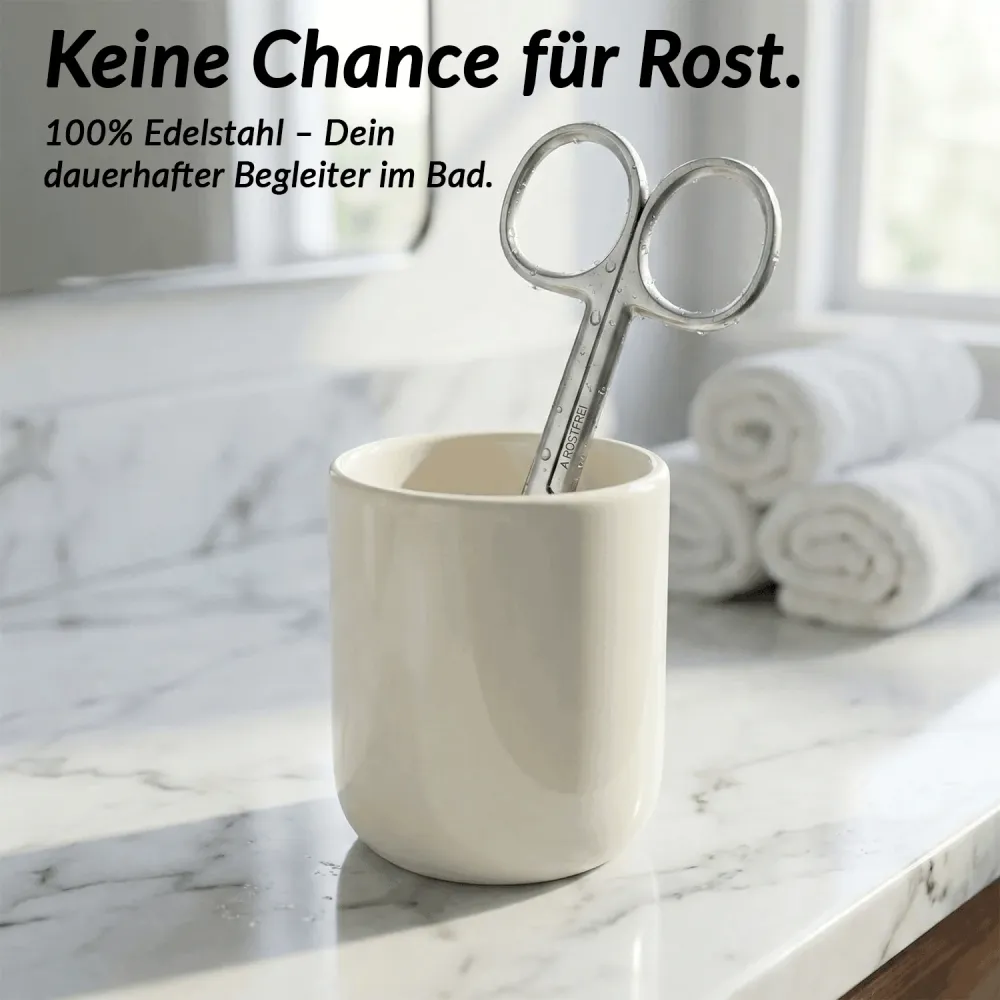 Liten saks - allsidig saks - fin utførelse - rett skjær - spiss / spiss - lengde: 14,5 cm - rustfritt stål