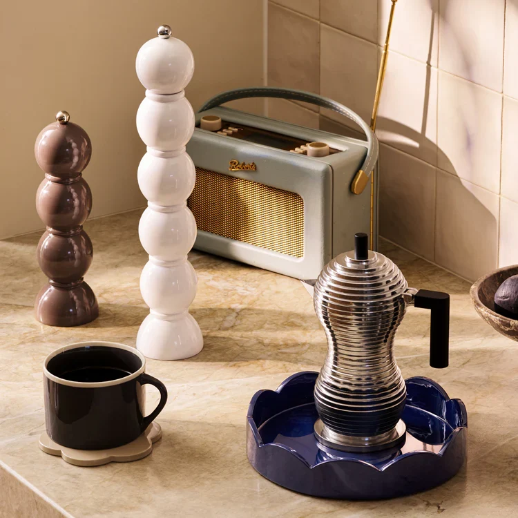 Big Bobbin Salt & Pepper Mill White