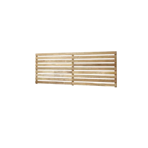 Drop teak vegg