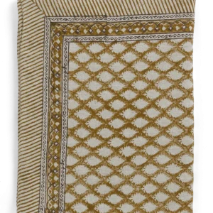 Duk - Cypress print Ochre 150*230
