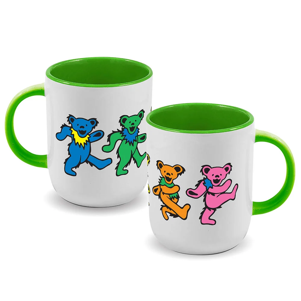 Grateful Dead Dancing Bears Cappuccino Mug ICUP