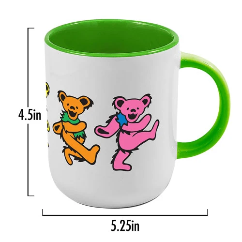 Grateful Dead Dancing Bears Cappuccino Mug ICUP