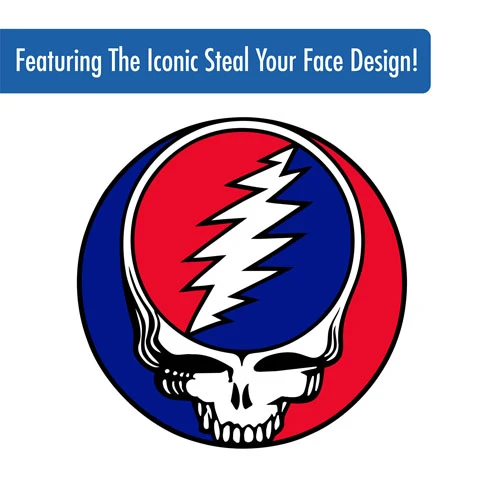 Grateful Dead Steal Your Face Glass Soup Mug ICUP