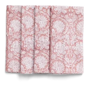 Paradise tøyservietter – Rose (4-pk)