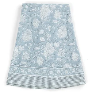 Rund duk Indian – Dusty Blue 160 cm