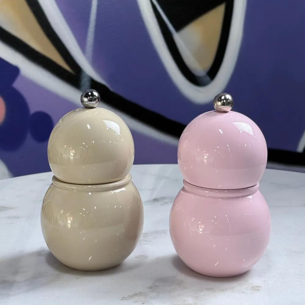 Small Bobbin Salt & Pepper Mill Pink