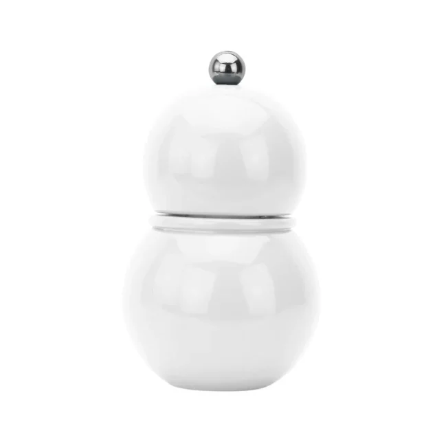 Small Bobbin Salt & Pepper Mill White