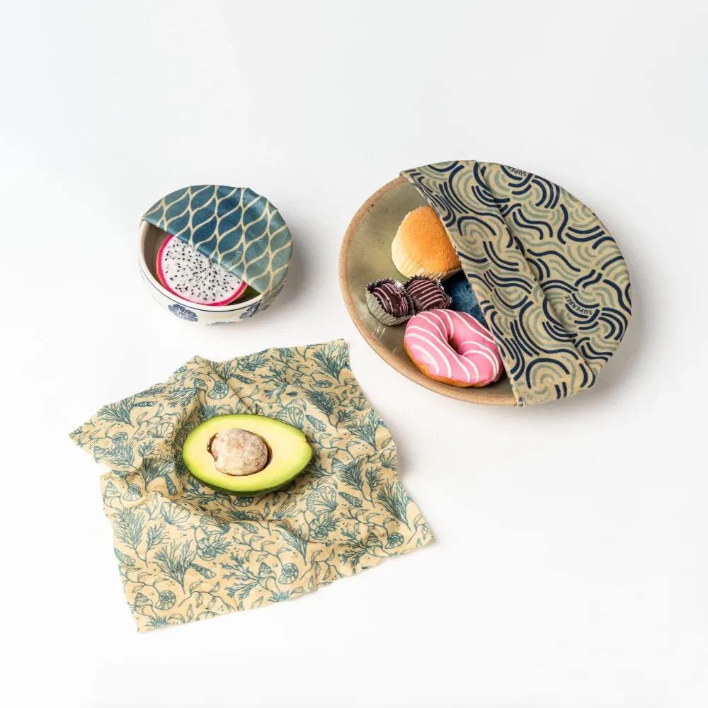Startsett med bivoks matomslag – Classic, 3 stk