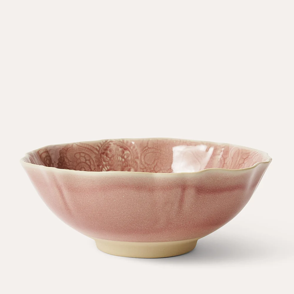 Sthål Arabesque Bowl – Old Rose (26 cm)
