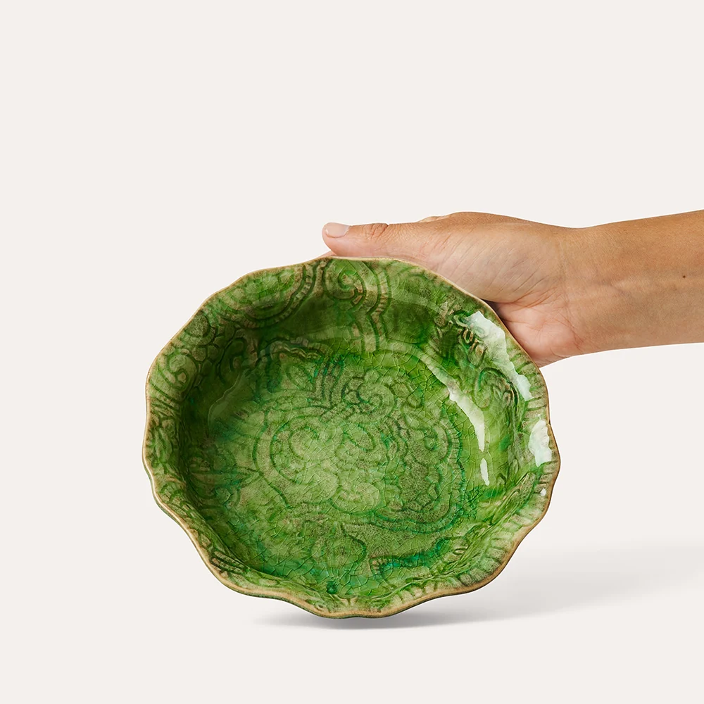 Sthål Liten bolle Seaweed – 17 cm