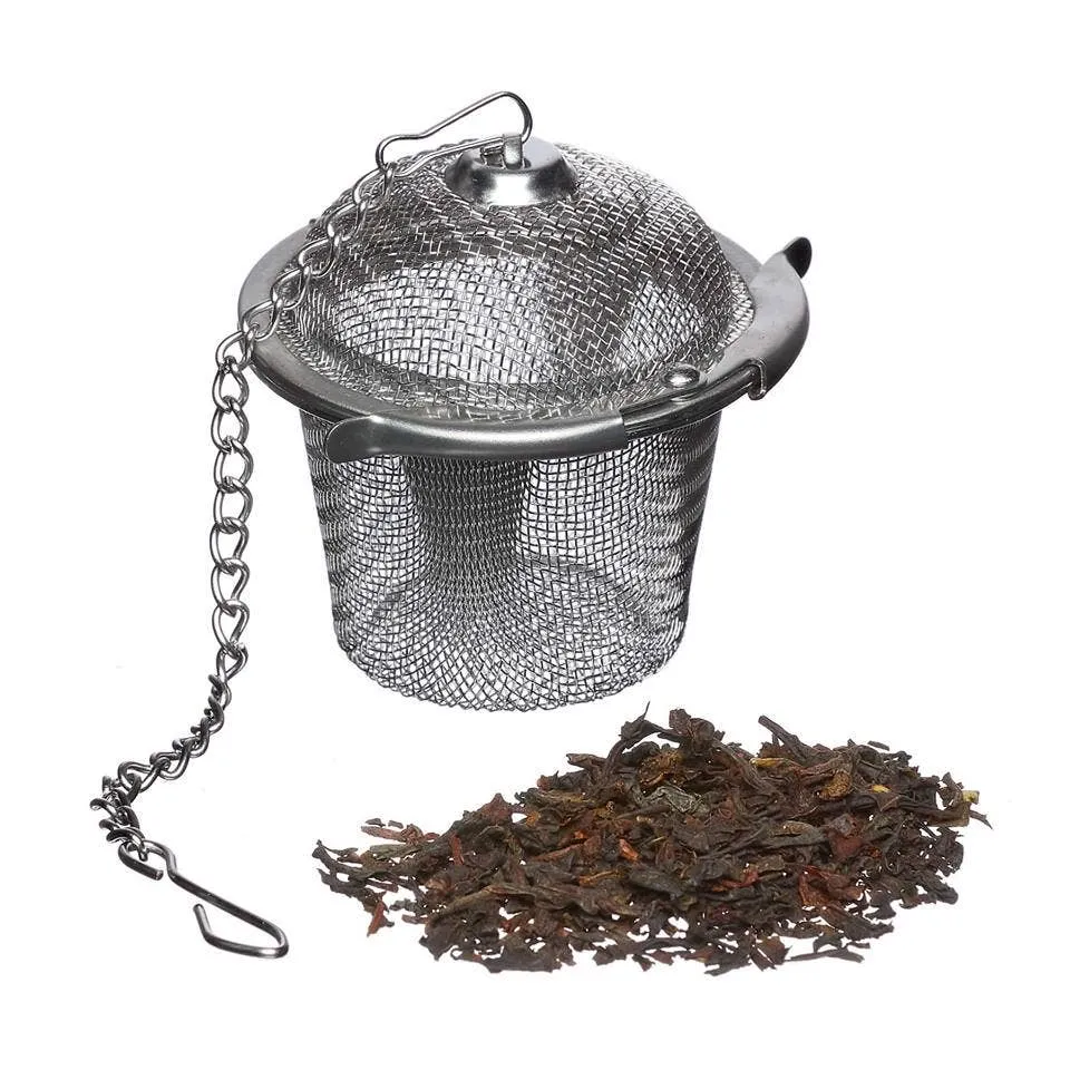 Tefilter i rustfritt stål løs te