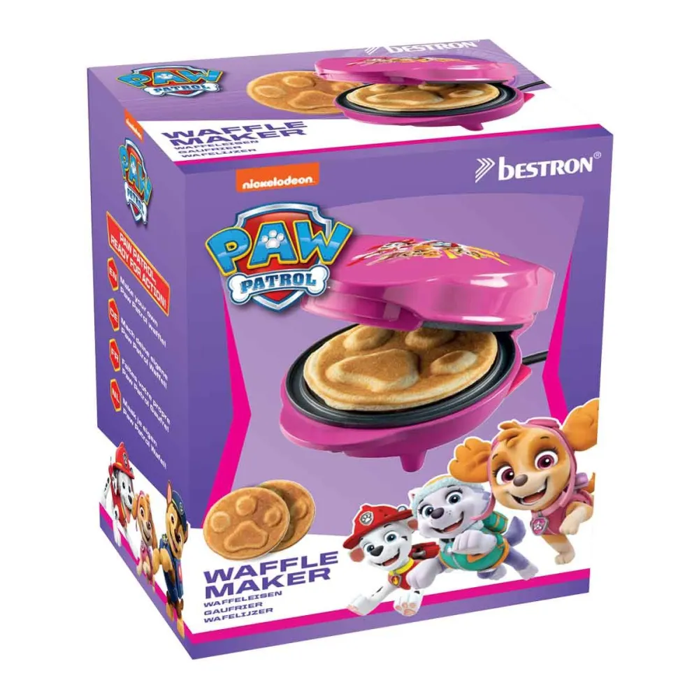 Paw Patrol vaffeljern fra Bestron Sweet Dreams -Rosa-