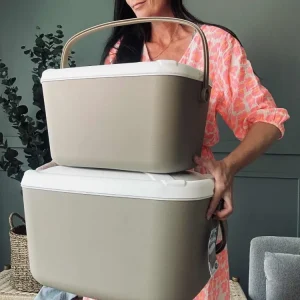 COOLER BOX - Sett med 2 stk. Beige