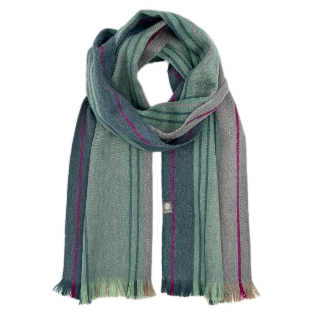 Alpakka-skjerf – Wild Wasabi