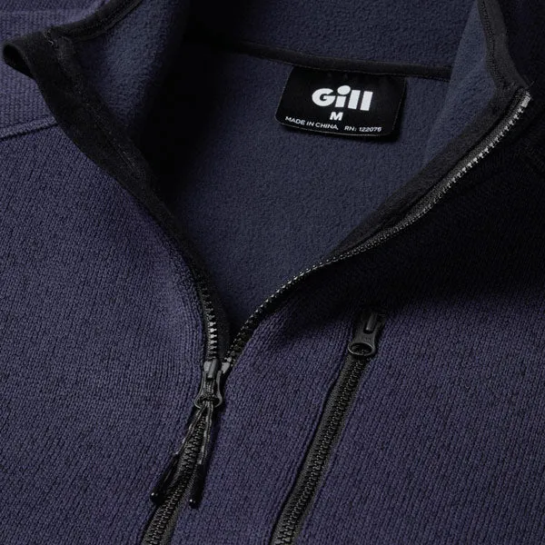 Gill, 1500 1/4 Lynlås Fleecejakke, Vandafvisende Navy, Str. XL