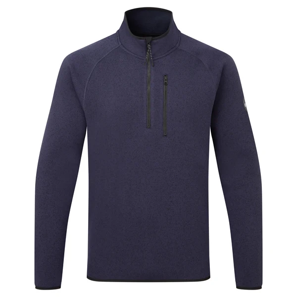 Gill, 1500 1/4 lynlås Fleecejakke, Vandafvisende, Navy, str. 3XL