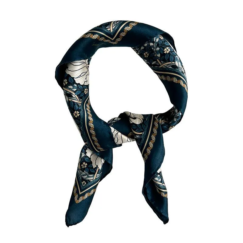 Silkeskjerf - Morris Pimpernell Blue